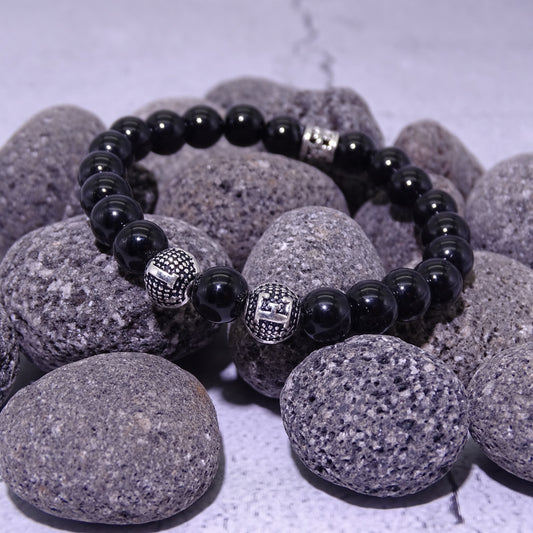 Naturstein Armband mit Name