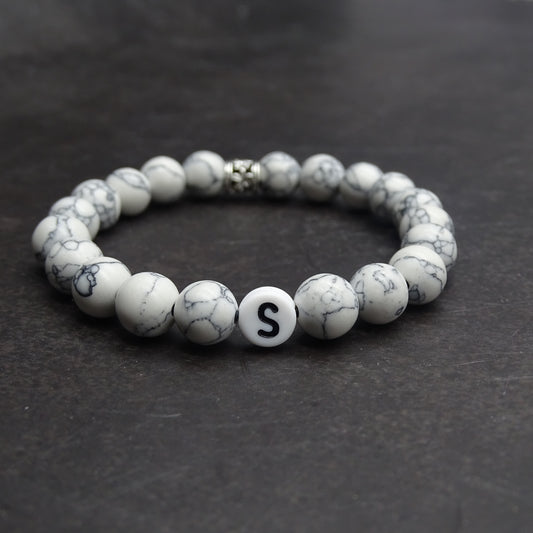 Naturstein Armband mit Name