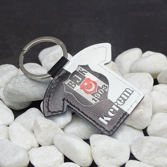 BJK Schlüsselanhänger mit Wunschname