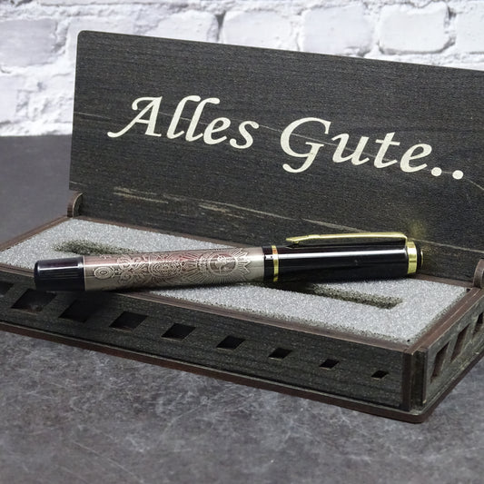 Özel gravürlü tükenmez kalem seti