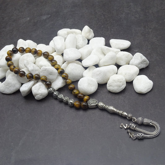 Kutulu Doğal Taş İsim Tesbihi