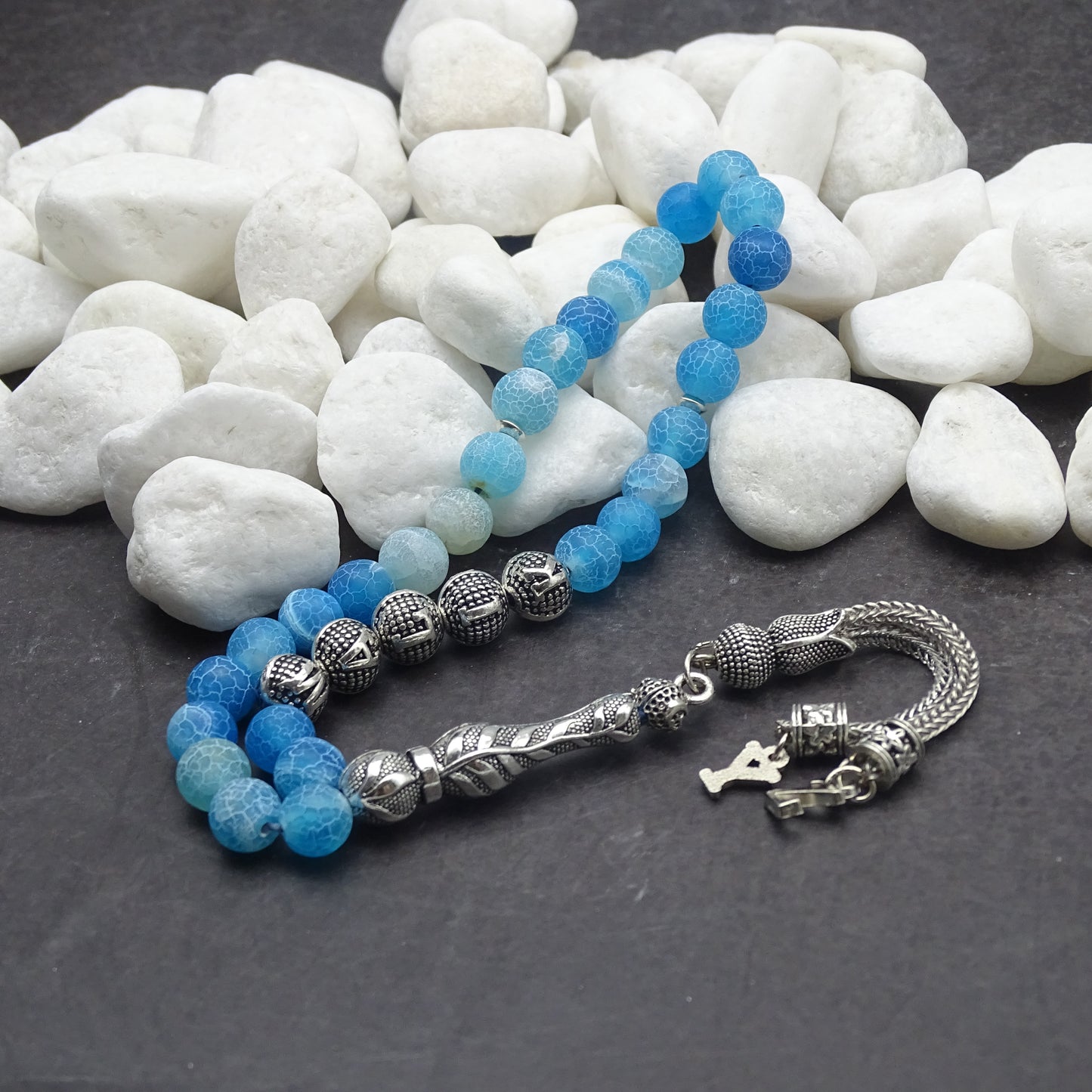 Namen Tesbih aus Naturstein mit Box