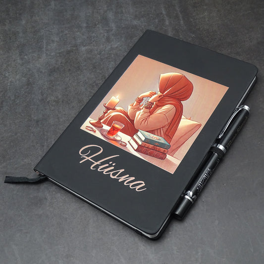 Hediye Kuran Termo Siyah (17 x 25 cm) istenilen isimle