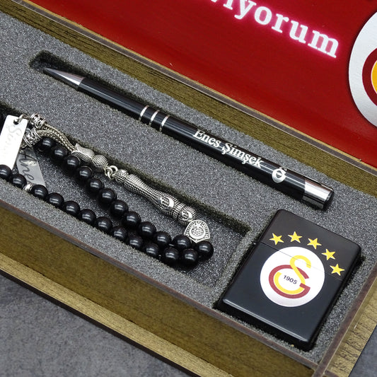 Personalisierte Tesbih Mit Box Galatasaray Bes Yildiz