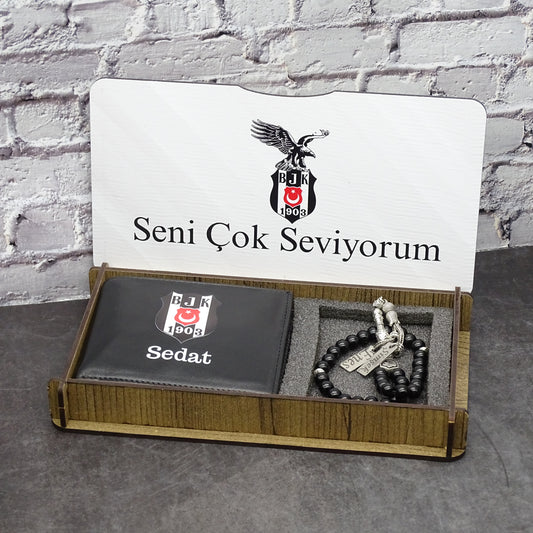 Tesbih Set Persönlich für Männer mit Geldbörse