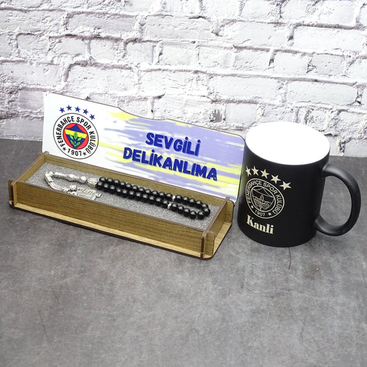Personalisierte Tesbih Mit Box Fenerbahce