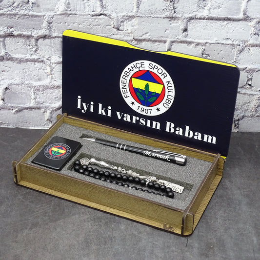 Personalisierte Tesbih Mit Box Fenerbahce