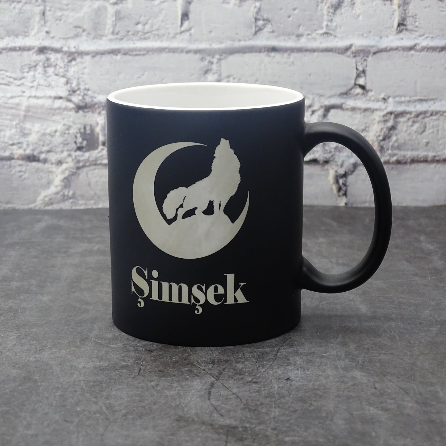 Personalisierte Keramik Tasse mit Wunschname