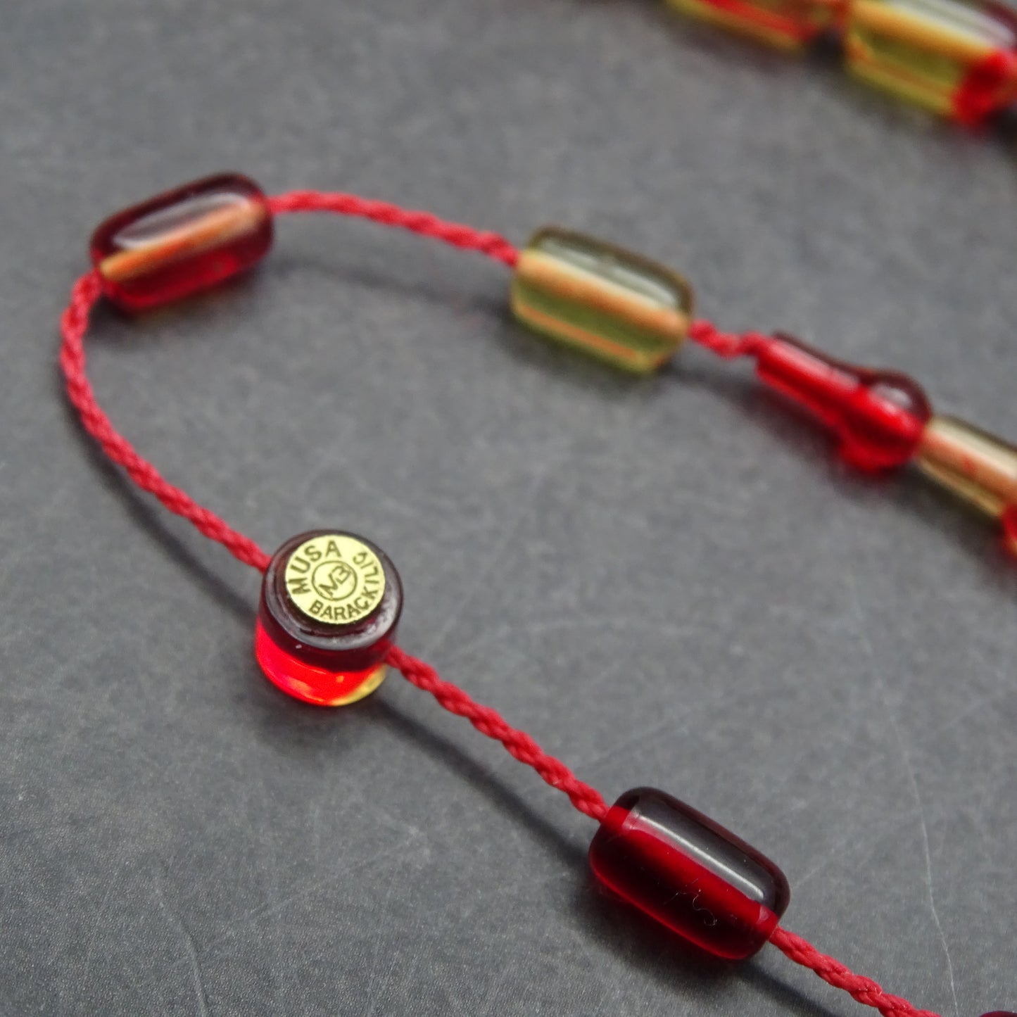 Kehribar Tesbih / Sikma Gebetskette Namen Gravur mit Box