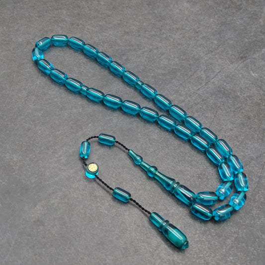 Kehribar Tesbih / Sikma Gebetskette Namen Gravur mit Box