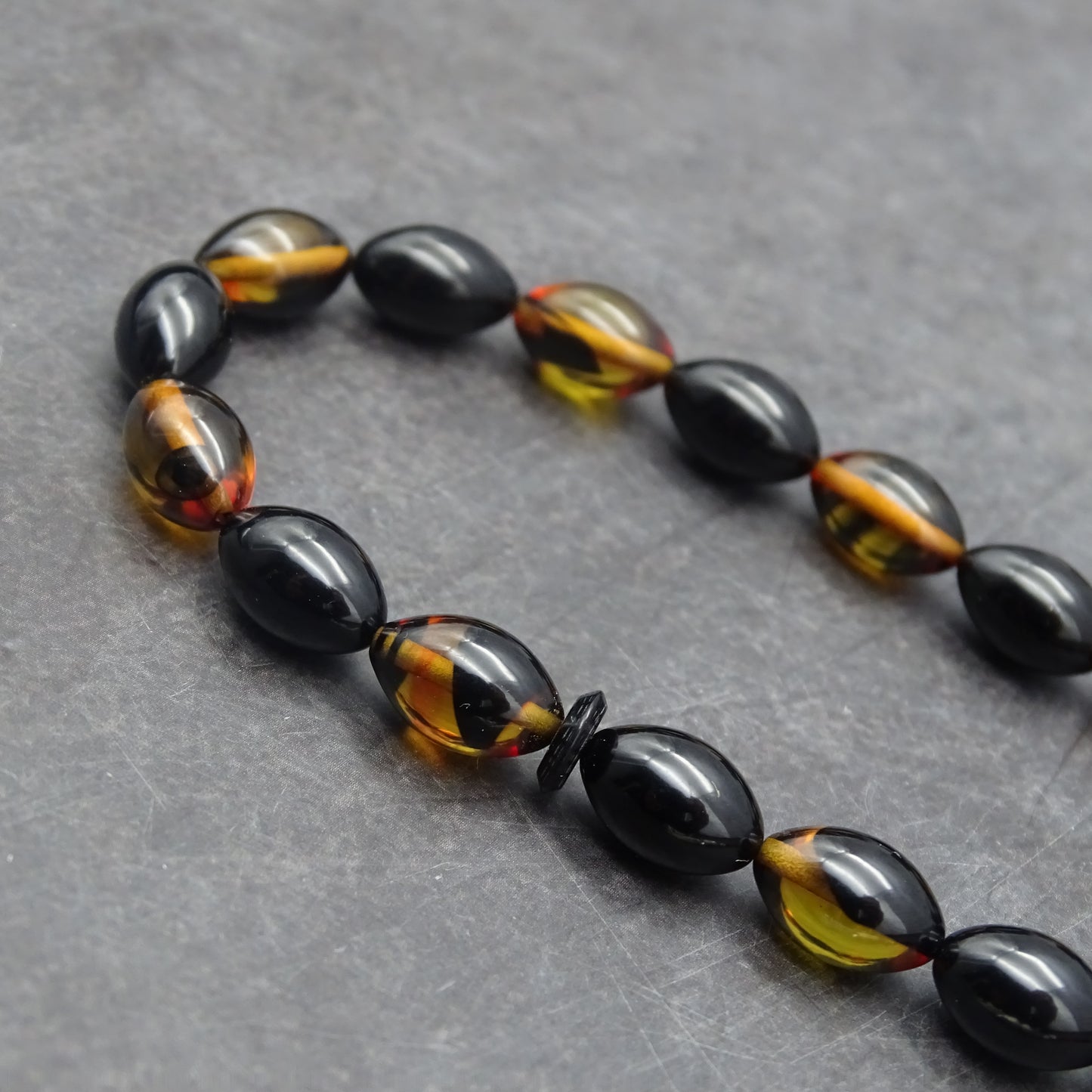 Kehribar Tesbih / Sikma Tesbih Kutulu İsim Yazılı