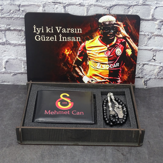 Tesbih Set Persönlich für Männer mit Geldbörse Osimen