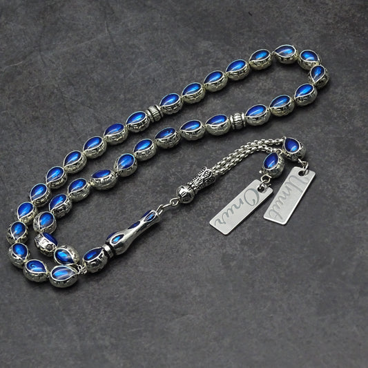 Personalisierte Gebetskette (Tesbih) – Zamak-Guss