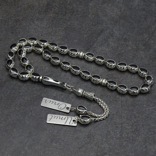 Personalisierte Gebetskette (Tesbih) – Zamak-Guss
