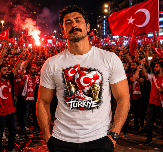 Dünya Kupasi Türkiye Özel T-Shirts