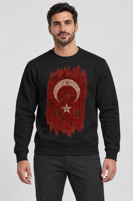 Sweatshirt Schwarz TÜRKBAYRAK
