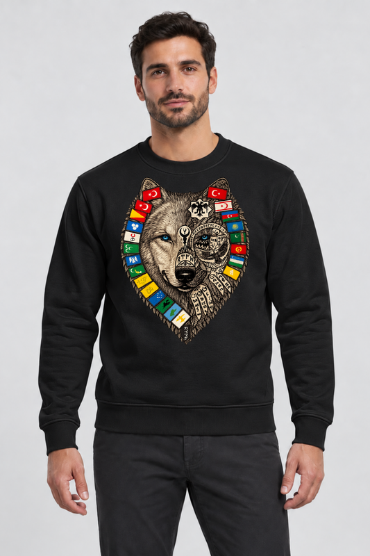 Sweatshirt Schwarz BOZKURT