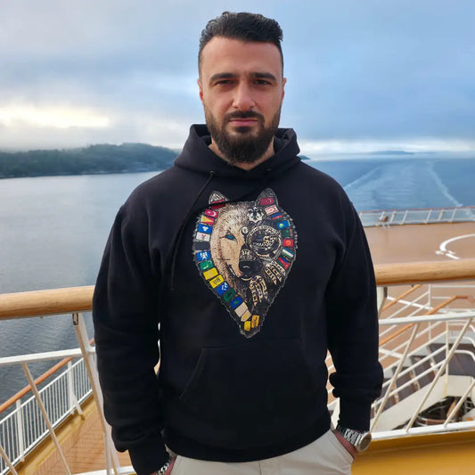 Hoodie Schwarz - BOZKURT