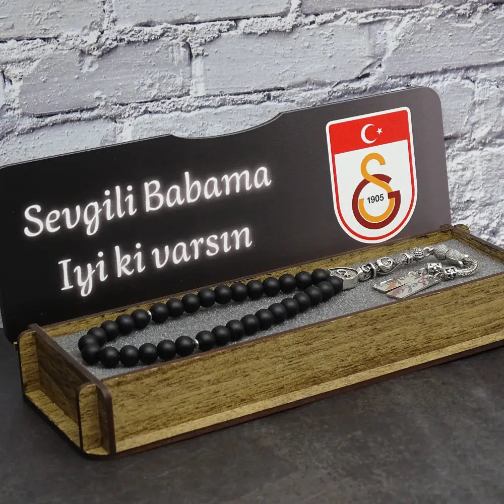 Personalisierte Tesbih Mit Box (galatasaray)