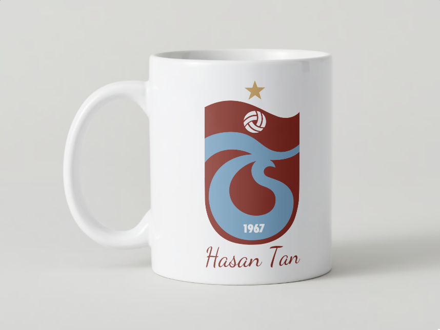 Personalisierte Keramik Tasse mit Wunschname (ts)