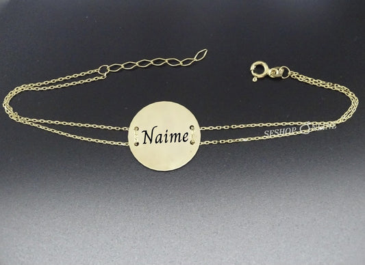 Plättchen Gravurarmband