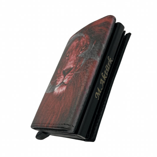 Cüzdan Gerçek Deri Cüzdan Kart Çıkarma Mekanizmalı