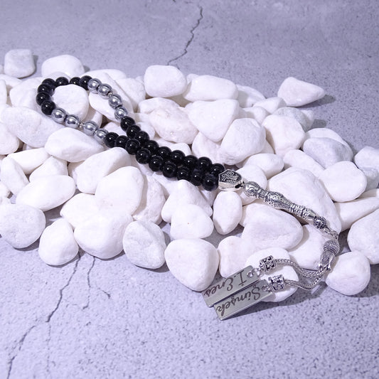 Kutulu doğal taş tesbih