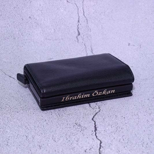 Cüzdan Gerçek Deri Cüzdan Kart Çıkarma Mekanizmalı