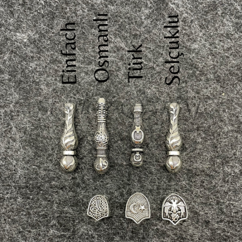 Personalisiertes Tesbih-Set mit Feuerzeug, Armband