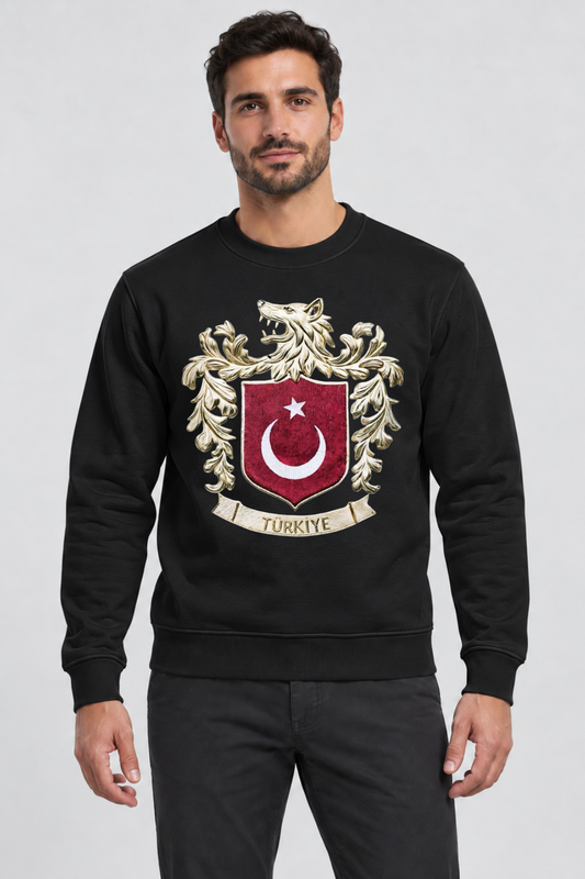 Sweatshirt Schwarz BOZKURT
