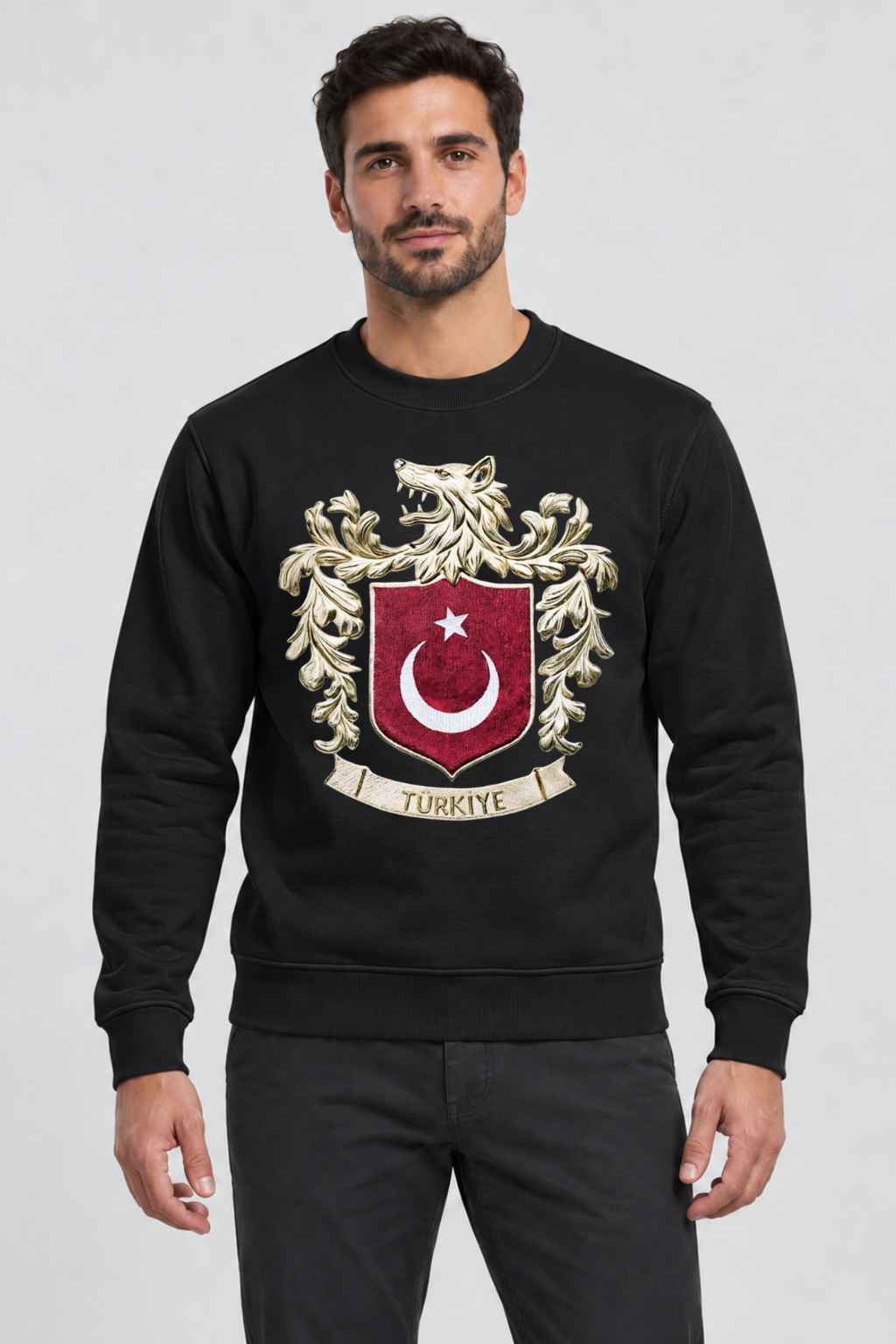 Sweatshirt Schwarz BOZKURT
