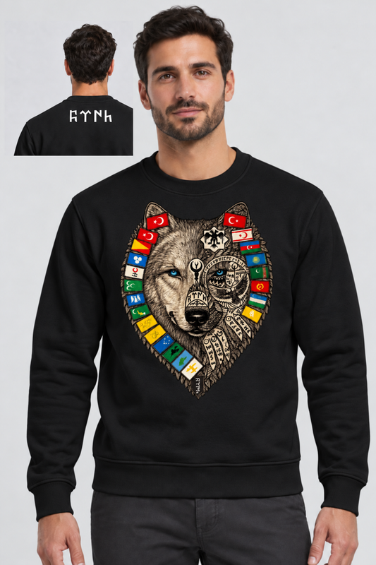 Sweatshirt Schwarz BOZKURT
