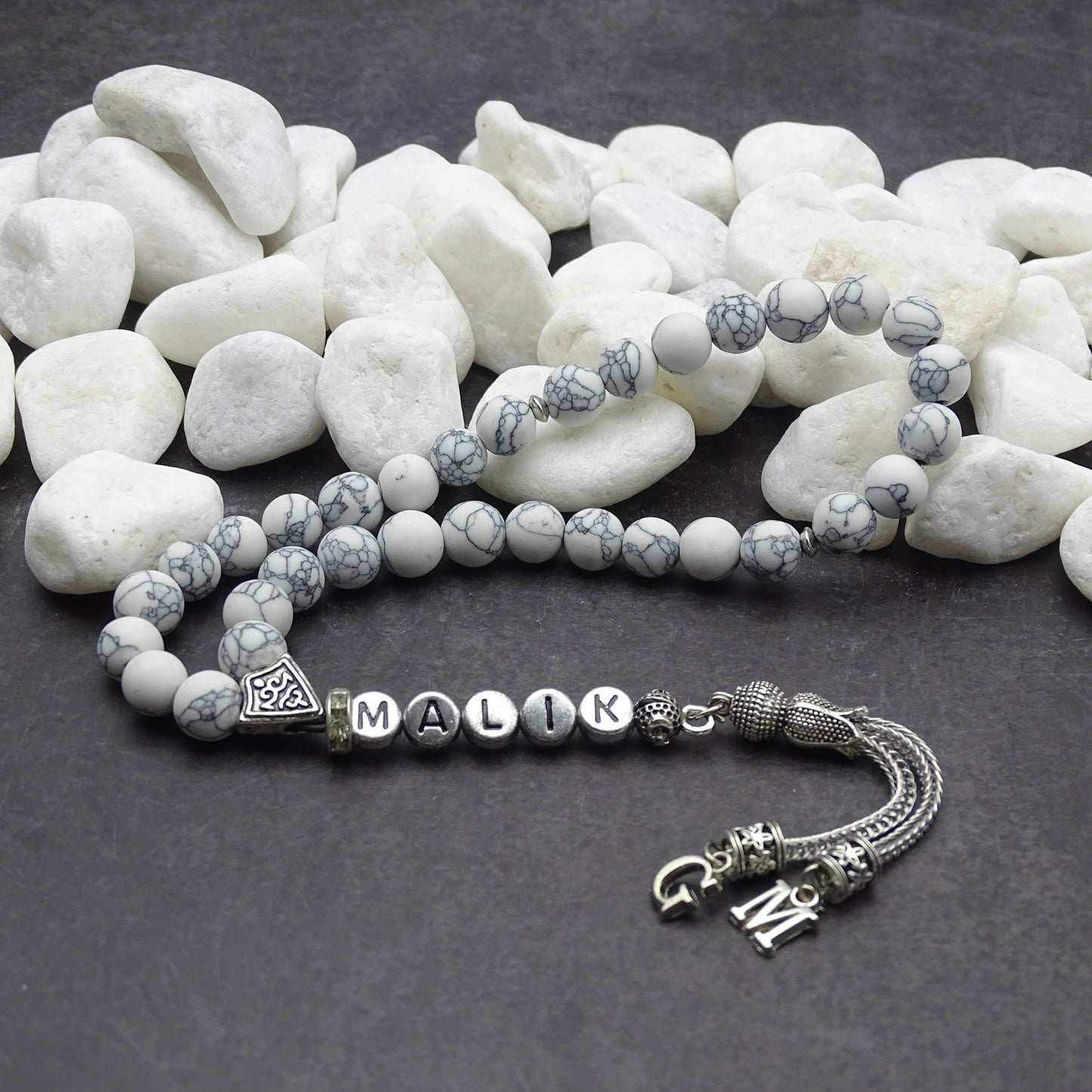 Naturstein Tesbih Mit Wunschname