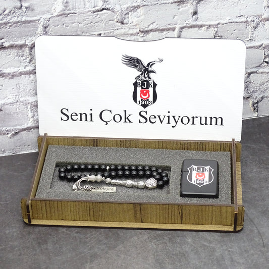 Personalisierte Tesbih Mit Box Besiktas