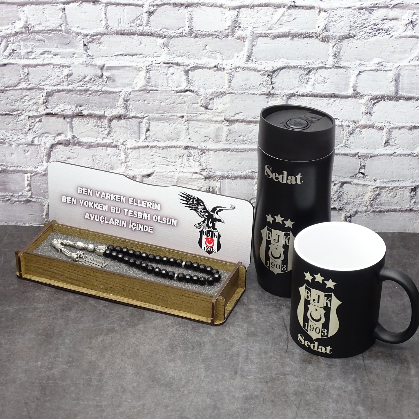 Personalisierte Tesbih Mit Box Besiktas