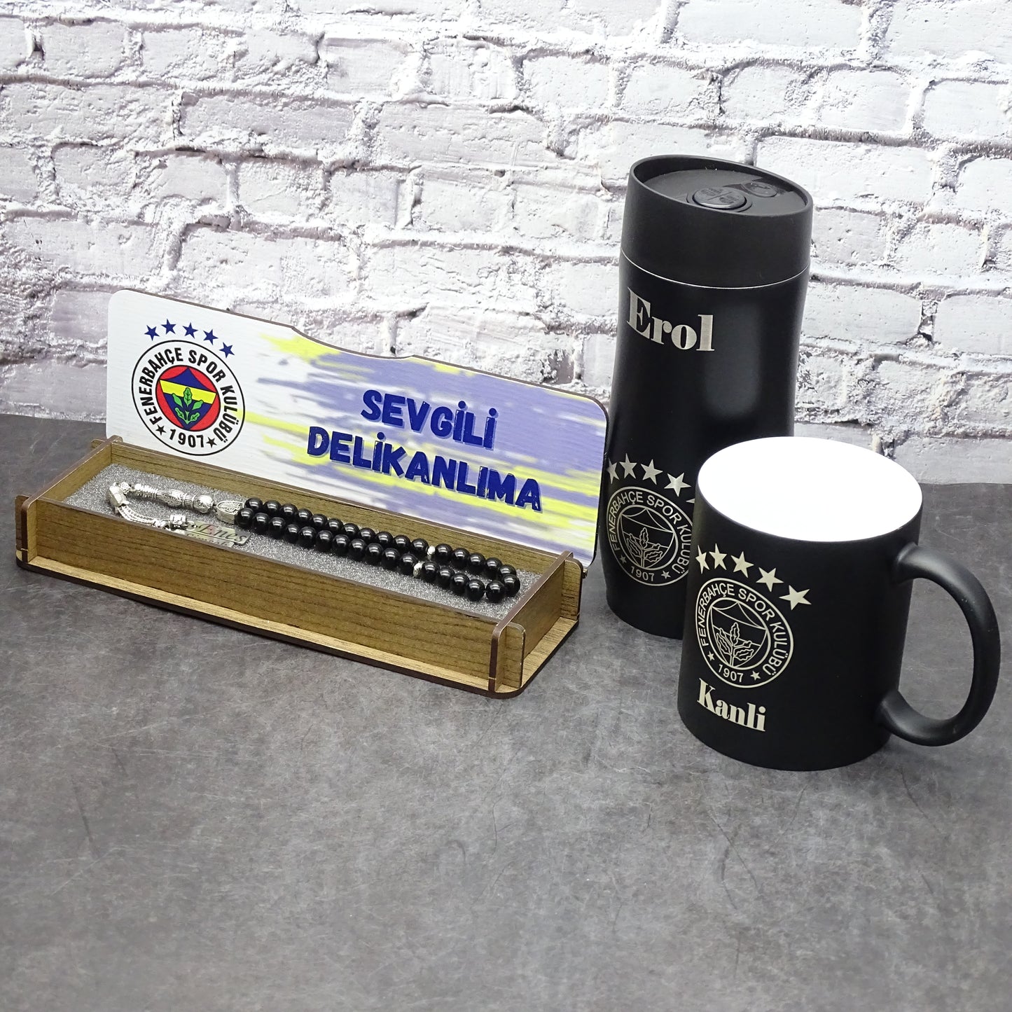 Personalisierte Tesbih Mit Box Fenerbahce
