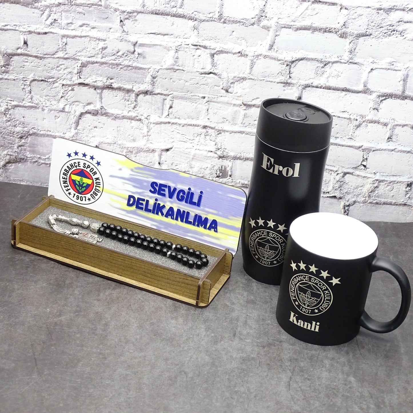 Personalisierte Tesbih Mit Box Fenerbahce