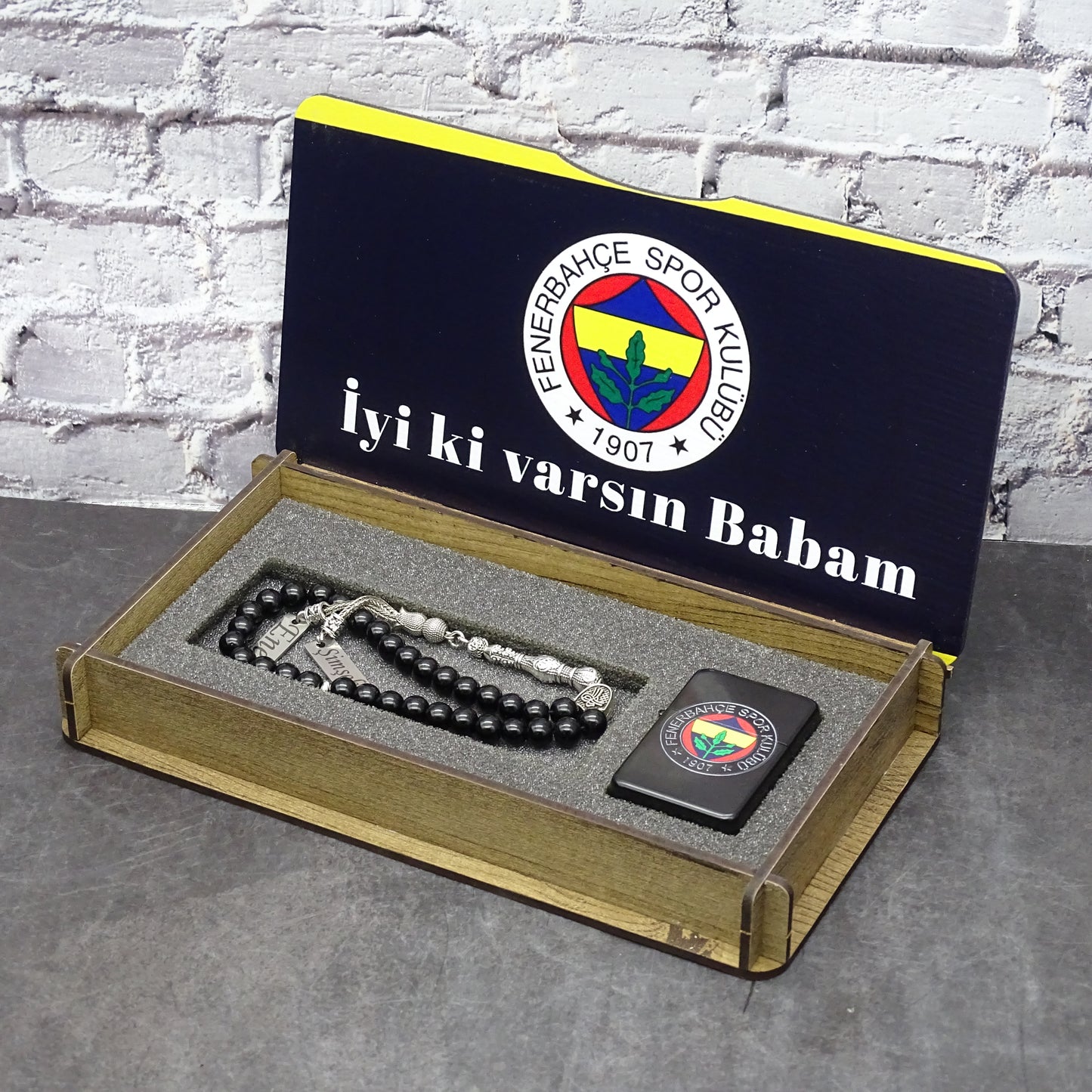 Personalisierte Tesbih Mit Box Fenerbahce