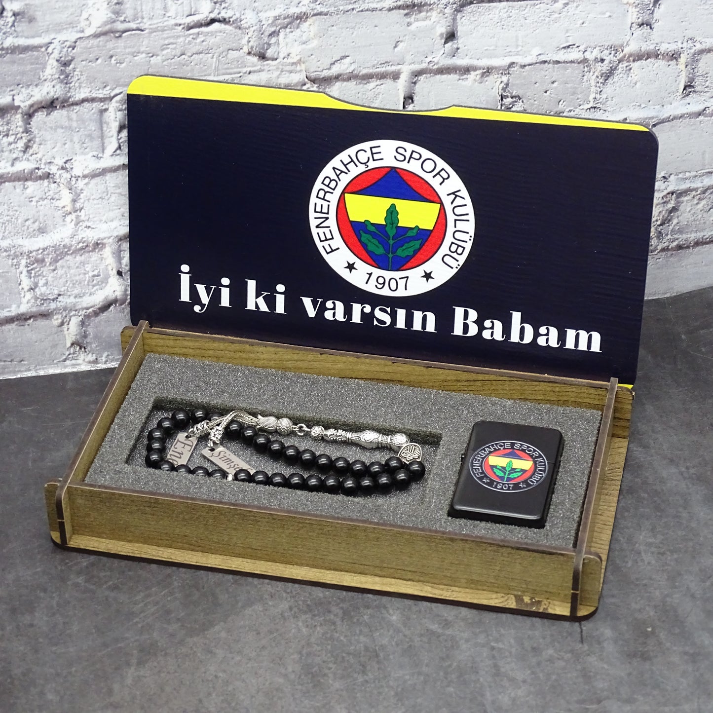 Personalisierte Tesbih Mit Box Fenerbahce