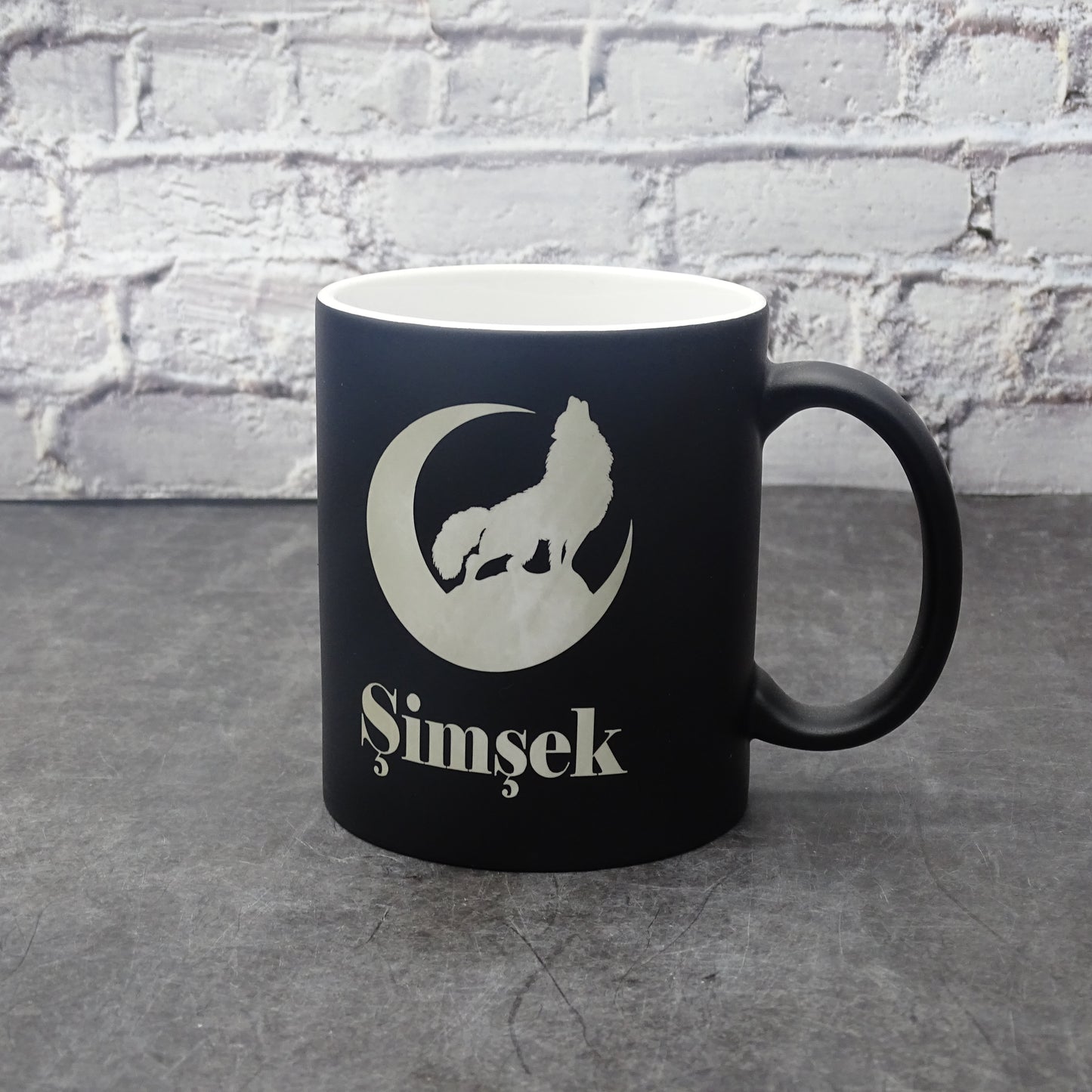 Personalisierte Keramik Tasse mit Wunschname