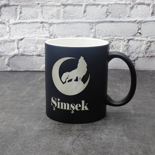 Personalisierte Keramik Tasse mit Wunschname
