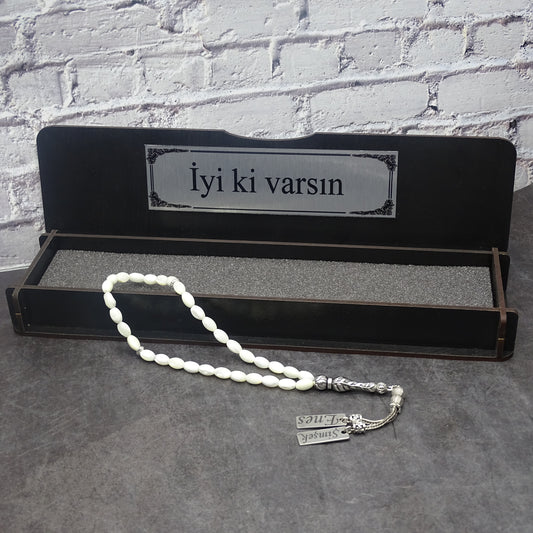 Sedet Edelstein Tesbih mit Geschenkbox