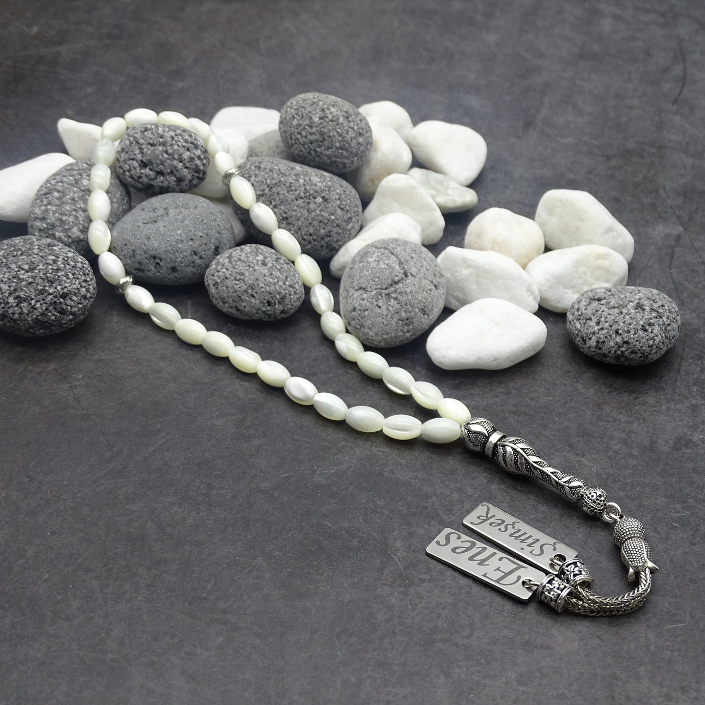 Zultanit Renk Değiştiren Değerli Taş Tesbih Hediye Kutusuyla 