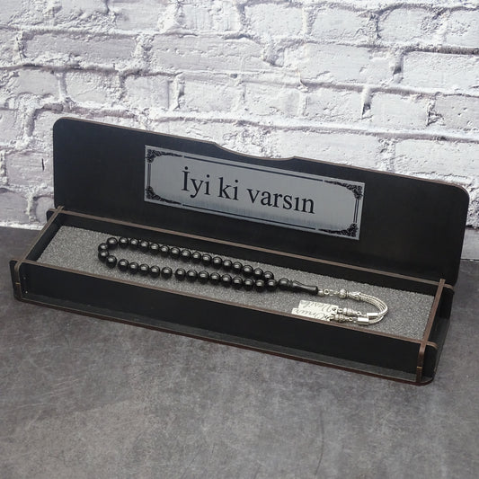 Oltu Tesbih Mit Namen und Box