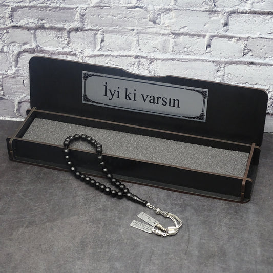 Oltu Tesbih Mit Namen und Box