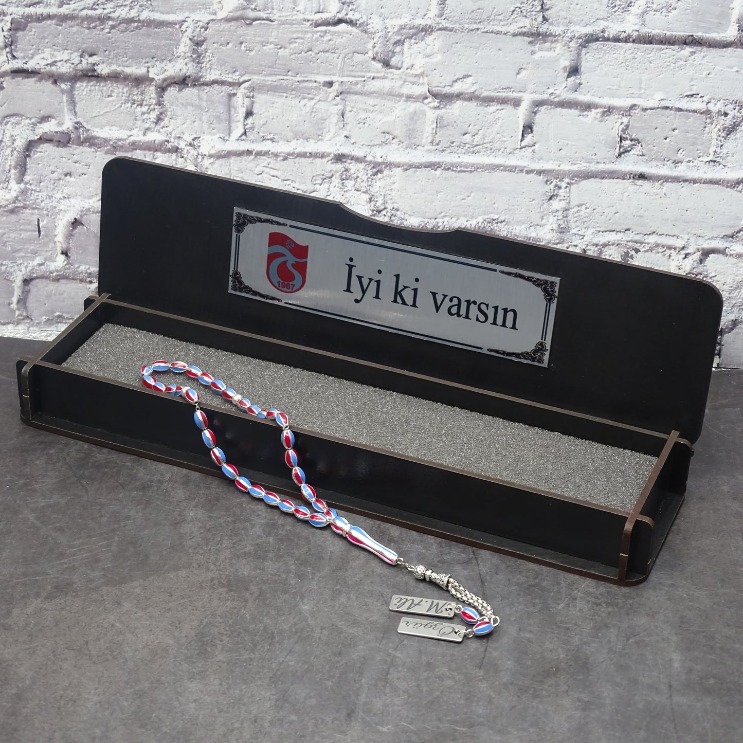 Zultanit Renk Değiştiren Değerli Taş Tesbih Hediye Kutusuyla 