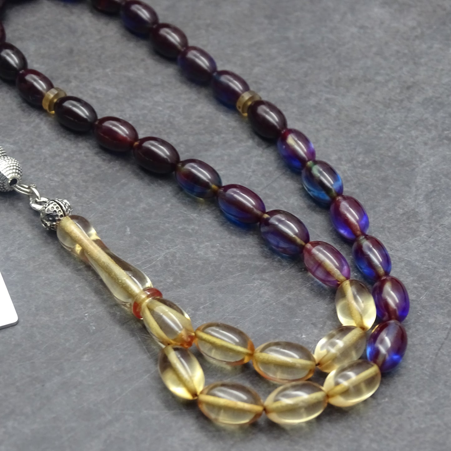 Kehribar Tesbih / Sikma Gebetskette Namen Gravur personalisiert