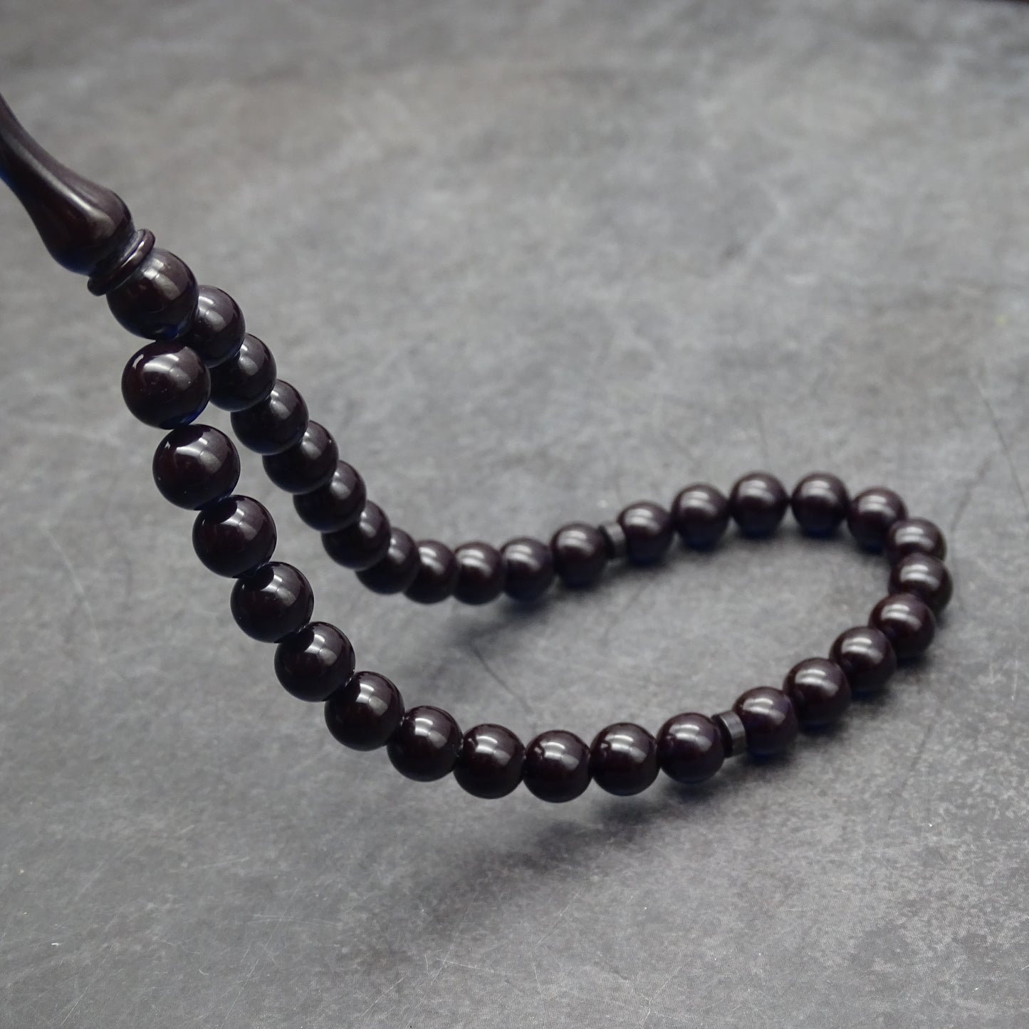 Kehribar Tesbih / Sikma Tesbih Kutulu İsim Yazılı