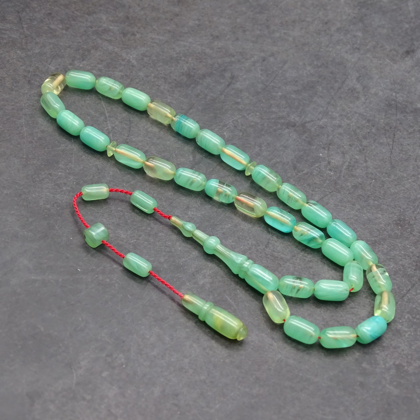 Kehribar Tesbih / Sikma Tesbih Kutulu İsim Yazılı