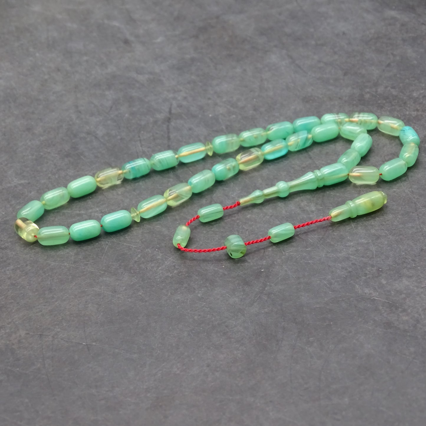 Kehribar Tesbih / Sikma Tesbih Kutulu İsim Yazılı